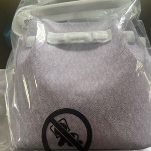 Michael Kors leather bucket bag